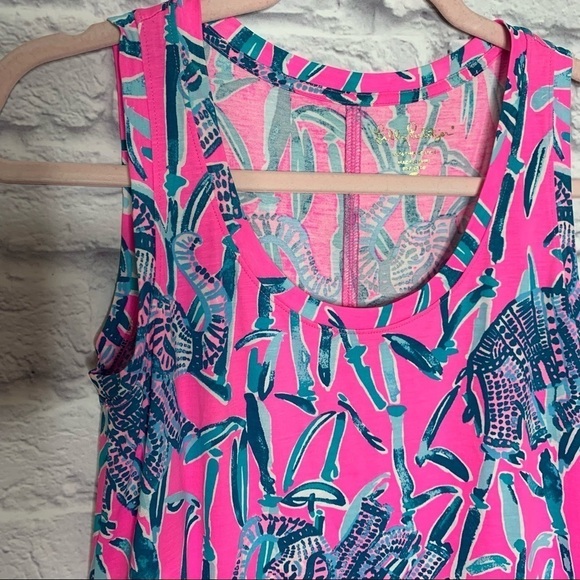 Lilly Pulitzer Raylee Elephant Print Sleeveless Mini Dress - Picture 9 of 13